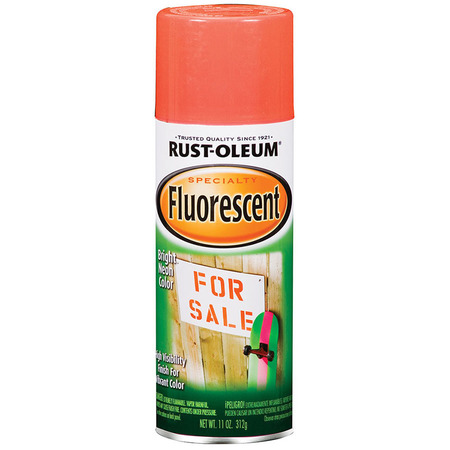 Rust-Oleum 11 Oz Red-Orange Specialty Fluorescent Spray 1955830
